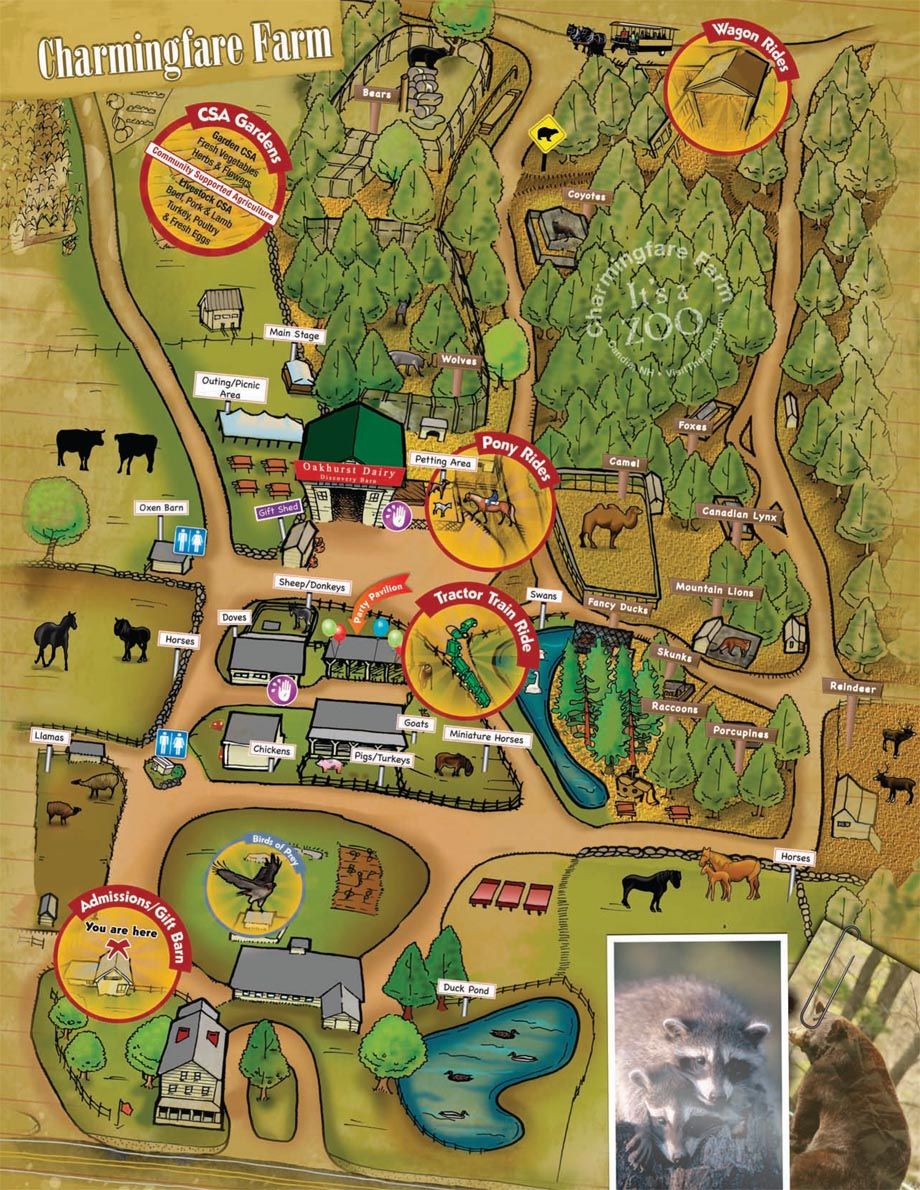 FT Worth Zoo Map